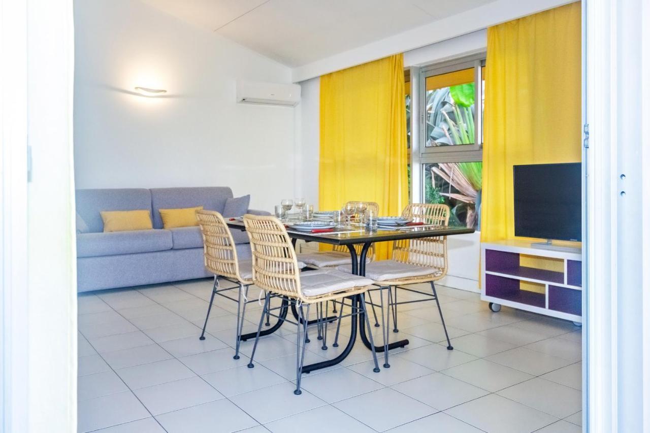 Cuty - Bel Et Spacieux Apt Avec Magnifique Vue Mer Et Piscine Saint Gilles Les Bains Екстериор снимка