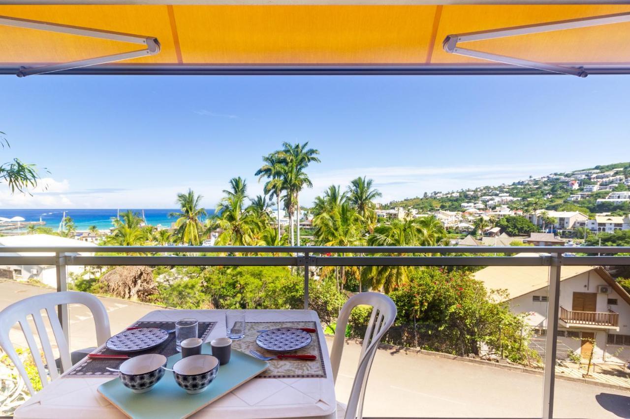Cuty - Bel Et Spacieux Apt Avec Magnifique Vue Mer Et Piscine Saint Gilles Les Bains Екстериор снимка