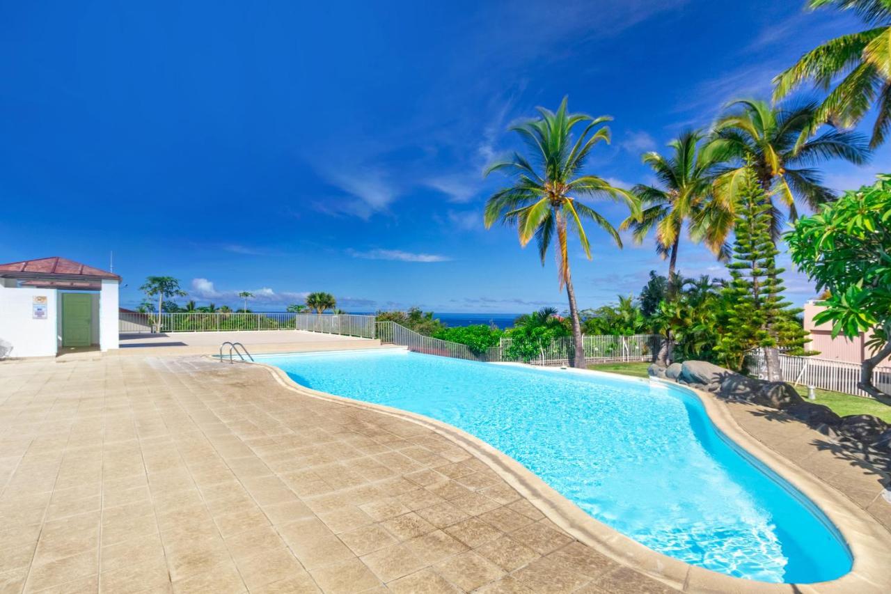 Cuty - Bel Et Spacieux Apt Avec Magnifique Vue Mer Et Piscine Saint Gilles Les Bains Екстериор снимка